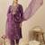 Women Embroidered Sequinned Regular Straight Kurta With Trousers & Dupatta