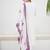 Women Floral Embroidered Thread Work A-Line Kurta & Trousers With Dupatta