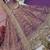 Lavender fendy silk embroidered stitched kurta set