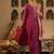 Ethnic Motifs Embroidered Thread Work Kurta with Trousers & Dupatta