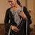 Ethnic Motifs Embroidered Thread Work Kurta With Sharara & Dupatta