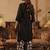Ethnic Motifs Embroidered Thread Work Kurta With Sharara & Dupatta