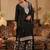 Ethnic Motifs Embroidered Thread Work Kurta With Sharara & Dupatta