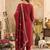 Women Ethnic Motifs Embroidered Regular Sequinned Kurta Set With Dupatta