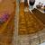 Brown fendy silk embroidered stitched kurta set