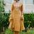 Ethnic Motifs Embroidered Straight Thread Work Kurta With Trouser & Dupatta