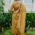 Ethnic Motifs Embroidered Straight Thread Work Kurta With Trouser & Dupatta
