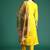 Woven Design Round Neck Straight Kurta With Trouser & Dupatta
