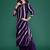 Printed Round Neck Straight Beads And Stones Kurta With Palazzos