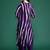 Printed Round Neck Straight Beads And Stones Kurta With Palazzos