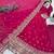 Pink fendy silk embroidered stitched kurta set