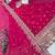 Pink fendy silk embroidered stitched kurta set