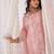 Ethnic Motifs Embroidered Regular Thread Work Kurta With Trouser And Dupatta