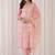 Ethnic Motifs Embroidered Regular Thread Work Kurta With Trouser And Dupatta