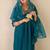 Ethnic Motifs Embroidered Zari Empire A-Line Kurta With Trouser And Dupatta