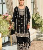 Women Ethnic Motifs Embroidered Kurta with Palazzo & Dupatta