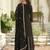 Ethnic Motifs Embroidered Chinon Straight Sequinned Kurta With Palazzos & Dupatta