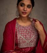 Women Ethnic Motifs Embroidered Kurta with Trousers & Dupatta