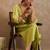 Women Ethnic Motifs Embroidered Thread Work Liva Kurta with Trousers