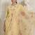 Floral Embroidered Thread Work Straight Kurta & Trousers With Dupatta