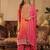 Bandhani Printed Straight Sequinned Kurta With Trousers & Dupatta