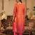 Bandhani Printed Straight Sequinned Kurta With Trousers & Dupatta