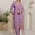 Women Floral Printed Kurta with Trouser & Dupatta