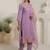 Women Floral Printed Kurta with Trouser & Dupatta