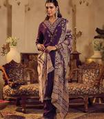 Women Ethnic Motifs Printed Kurta with Trouser & Dupatta