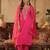 Women Ethnic Motifs Embroidered Regular Sequinned Kurta with Trousers & Dupatta