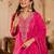 Women Ethnic Motifs Embroidered Regular Sequinned Kurta with Trousers & Dupatta