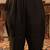 Floral Embroidered Pleated V-Neck Thread Work A-Line Kurta with Trousers