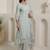 Women Floral Embroidered Beads and Stones Kurta with Trousers & Dupatta