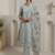 Women Floral Embroidered Beads and Stones Kurta with Trousers & Dupatta