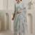 Women Floral Embroidered Beads and Stones Kurta with Trousers & Dupatta