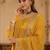 Women Ethnic Motifs Embroidered Regular Sequinned Kurta Set With Dupatta