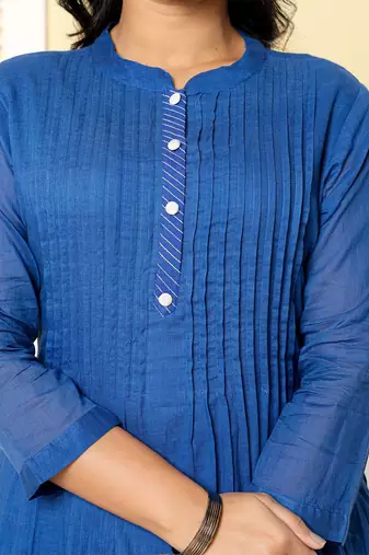 Women Printed Regular Pure Cotton Kurta with Trousers