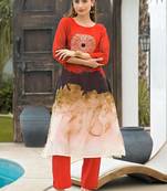 Women Printed Regular Pure Cotton Kurta with Trousers