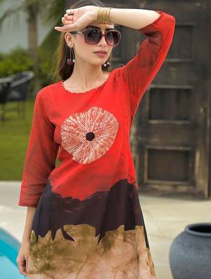 Women Printed Regular Pure Cotton Kurta with Trousers 2
