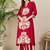 Geometric Printed V-Neck Straight Kurta & Palazzos