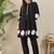 Women Geometric Printed Cotton A-Line Kurta with Trousers