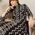 Women Geometric Printed Cotton A-Line Kurta with Trousers