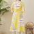 Women Ethnic Motifs Printed V Neck Pure Cotton Kurta with Trousers