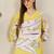 Women Ethnic Motifs Printed V Neck Pure Cotton Kurta with Trousers