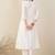 Women Floral Embroidered Cotton A-Line Kurta with Trousers