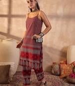 Women Ethnic Motifs Printed Pure Cotton Kurta with Trousers