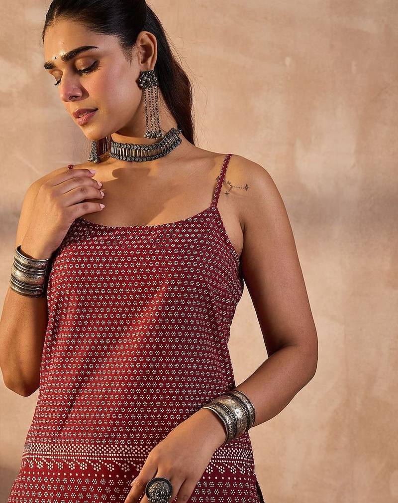 Women Ethnic Motifs Printed Pure Cotton Kurta with Trousers
