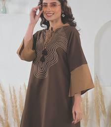 Embroidered A-Line Pure Cotton Kurta With Palazzos