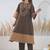 Embroidered A-Line Pure Cotton Kurta With Palazzos