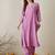 Floral Embroidered V-Neck Kurta with Trousers